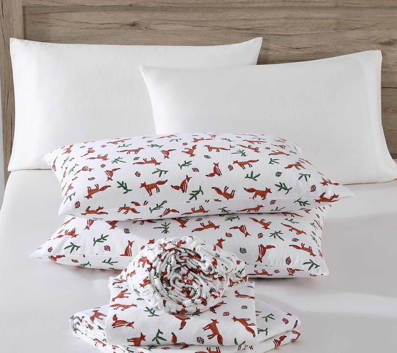Eddie Bauer Fox Trail Orange Cotton Queen SheetSet — View 3