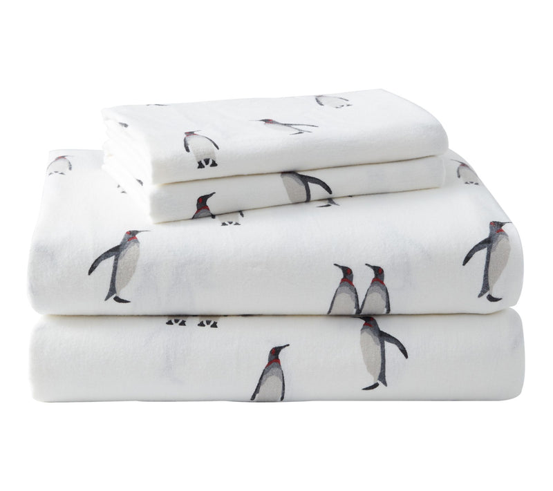 Eddie Bauer Rookeries Grey Cotton Full Sheet Set — Main view