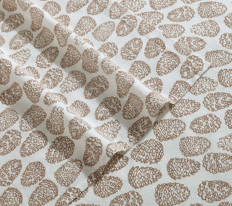 Eddie Bauer Little Creek Pine Cone Beige CottonTwin Sheet Set — View 2
