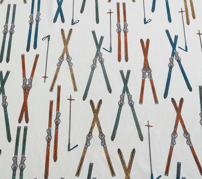 Eddie Bauer Ski Line White Cotton Queen Sheet Set — View 4