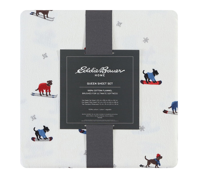 Eddie Bauer Ski Patrol Cotton Twin Sheet Set — View 8