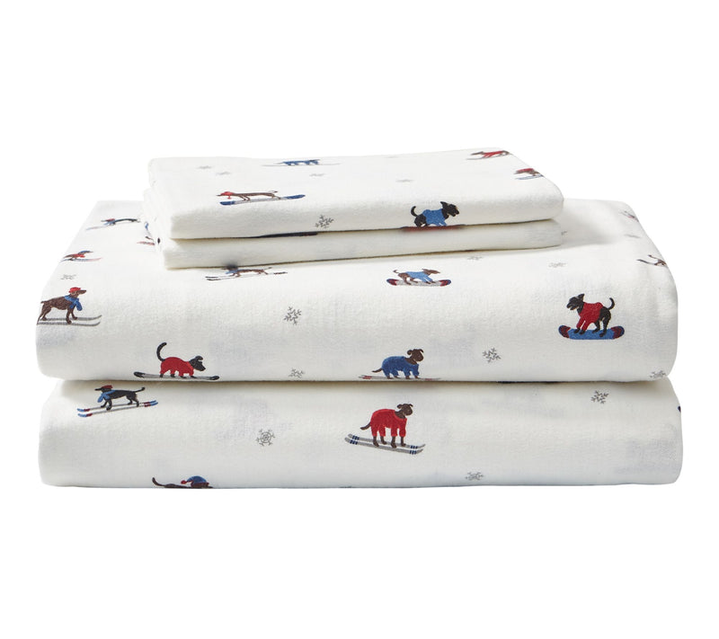 Eddie Bauer Ski Patrol Cotton Full Sheet Set — View 10