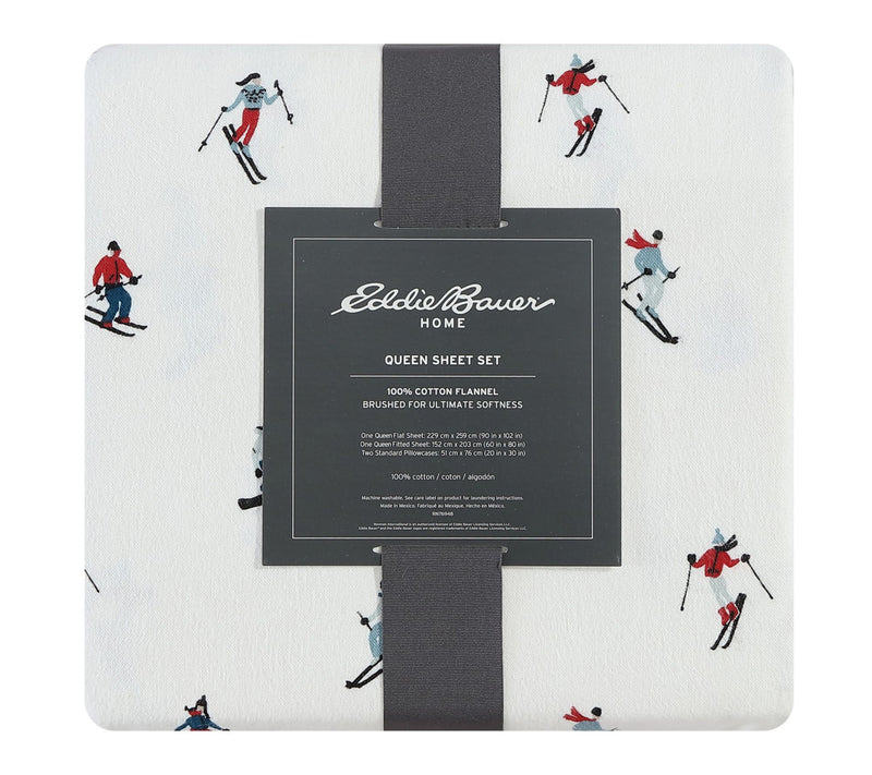 Eddie Bauer Ski Slope Cotton Twin Sheet Set — View 8