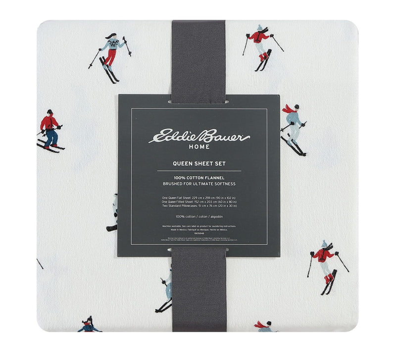 Eddie Bauer Ski Slope Cotton Queen Sheet Set — View 8