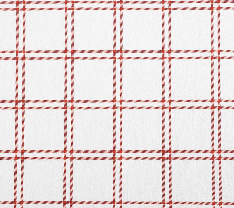 Eddie Bauer Westridge Plaid Orange Cotton KingSheet Set — View 6