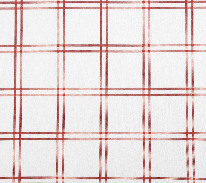 Eddie Bauer Westridge Plaid Orange Cotton TwinSheet Set — View 6