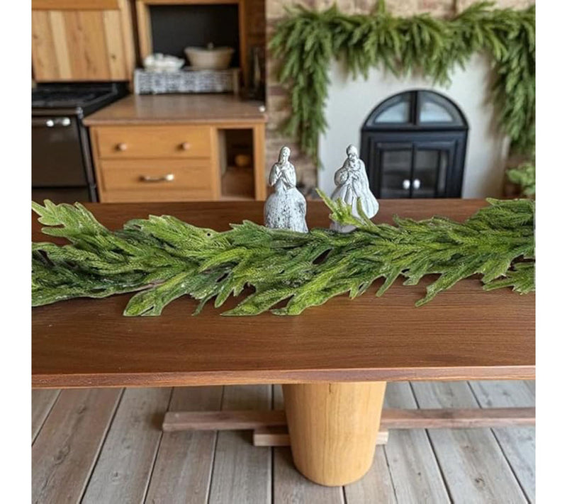 RC Home Decor 96" Slim Real Touch Norfolk PineGarland — View 2
