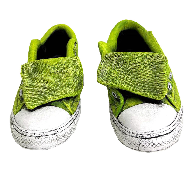 Santa's Workshop Inc 11" Cement Sneaker Planters, Set of 2 — View 2