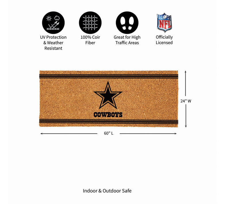 Evergreen Extra Large NFL Team Full Color CoirFiber Doormat — View 4