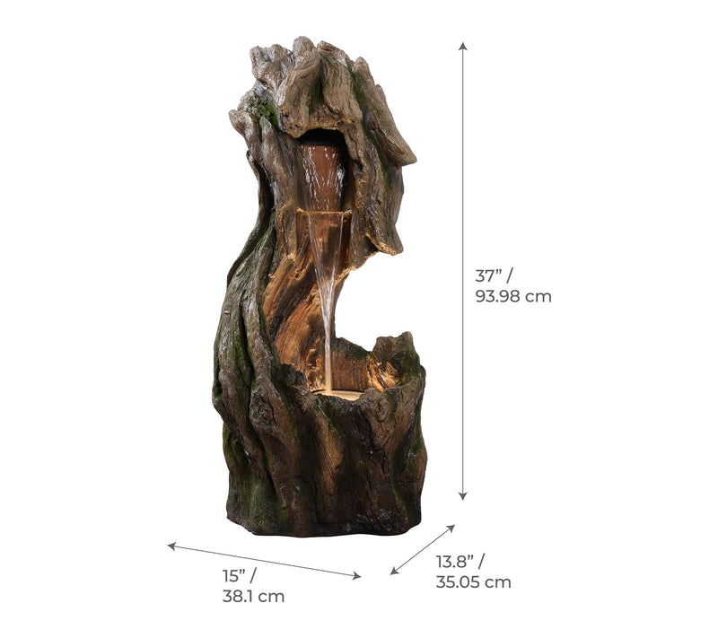 Teamson Home Cascade Water Fountain with LED Light — View 7