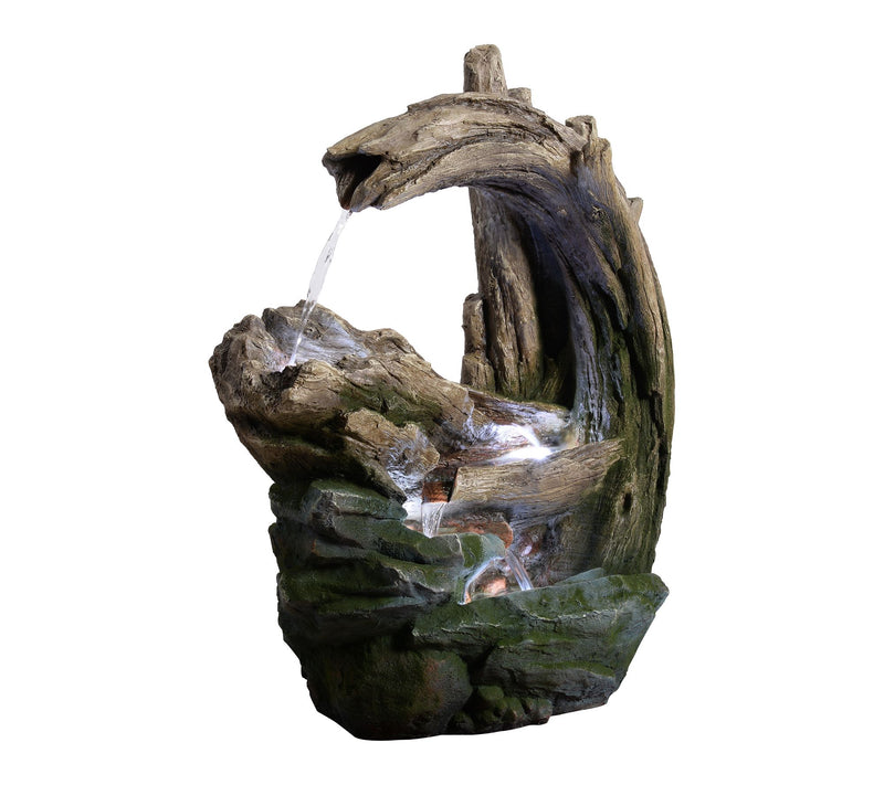 Teamson Home Outdoor Water Fountain with Glow Light — View 4