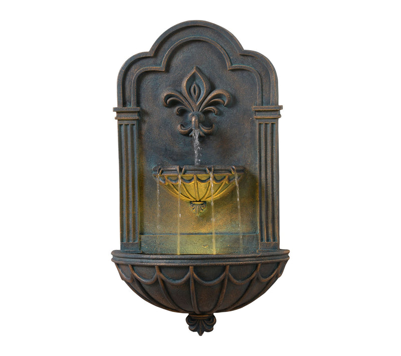 Teamson Home Fleur-de-lis Outdoor Water Fountain — Main view