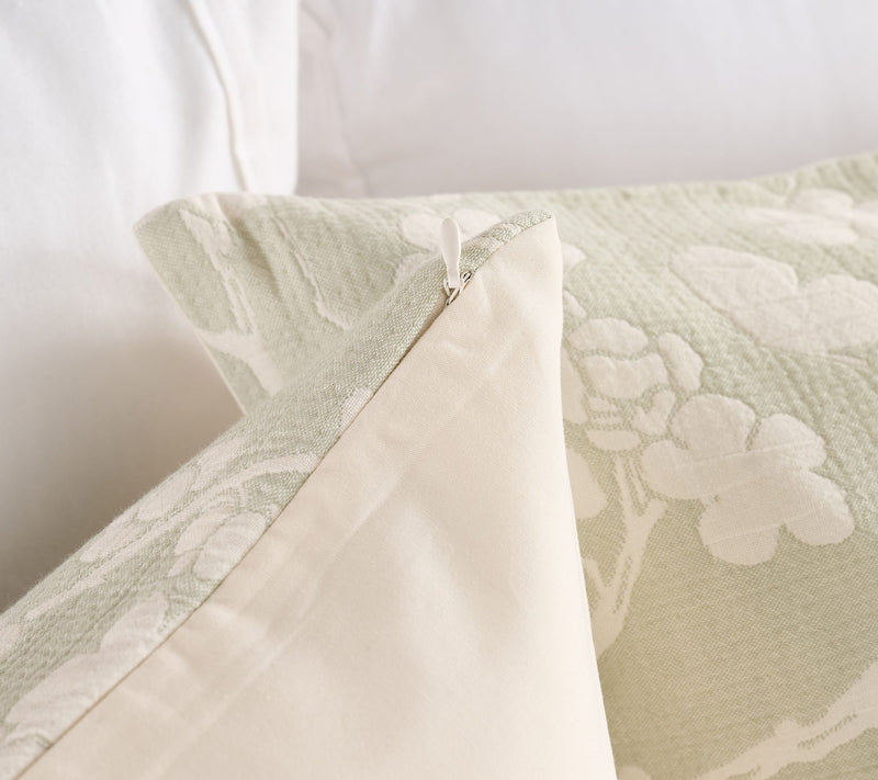 Northern Nights Cherry Blossom Jacquard Comforter & Sham Set- King — View 10