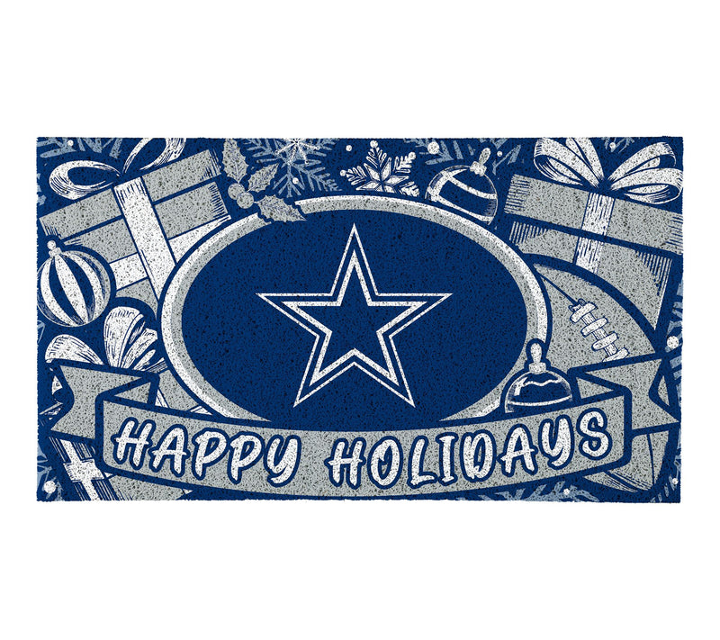 Evergreen NFL Team Holiday PVC Doormat — View 2