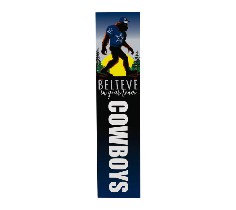Evergreen Bigfoot with NFL Team Single Sided Porch Leaner, 47" — View 2