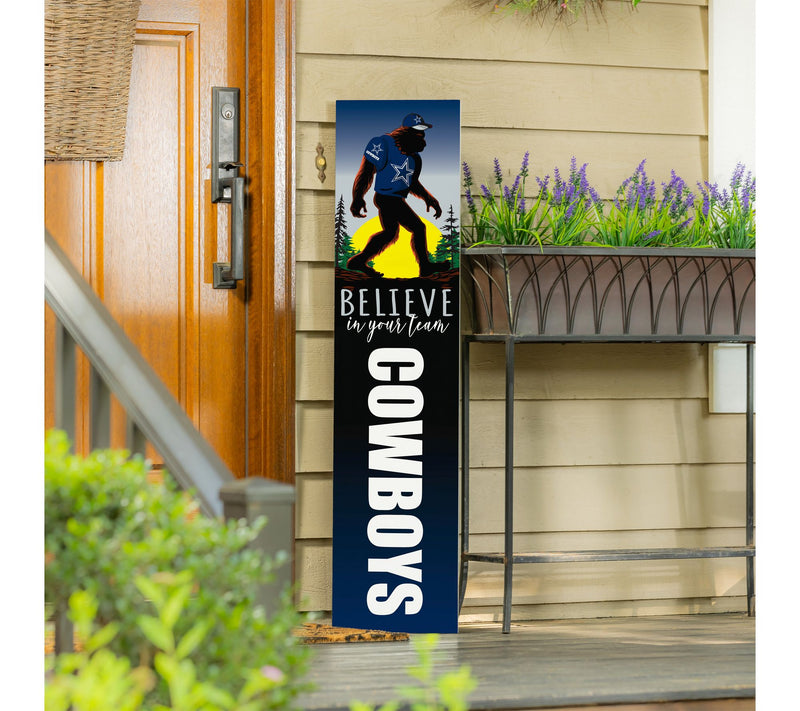 Evergreen Bigfoot with NFL Team Single Sided Porch Leaner, 47" — Main view