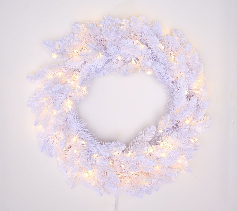 "As Is" Bethlehem Lights 26"Color Prism Indoor/ Outdoor Wreath — View 12