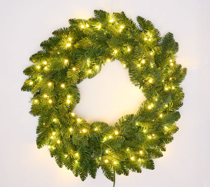 "As Is" Bethlehem Lights 26"Color Prism Indoor/ Outdoor Wreath