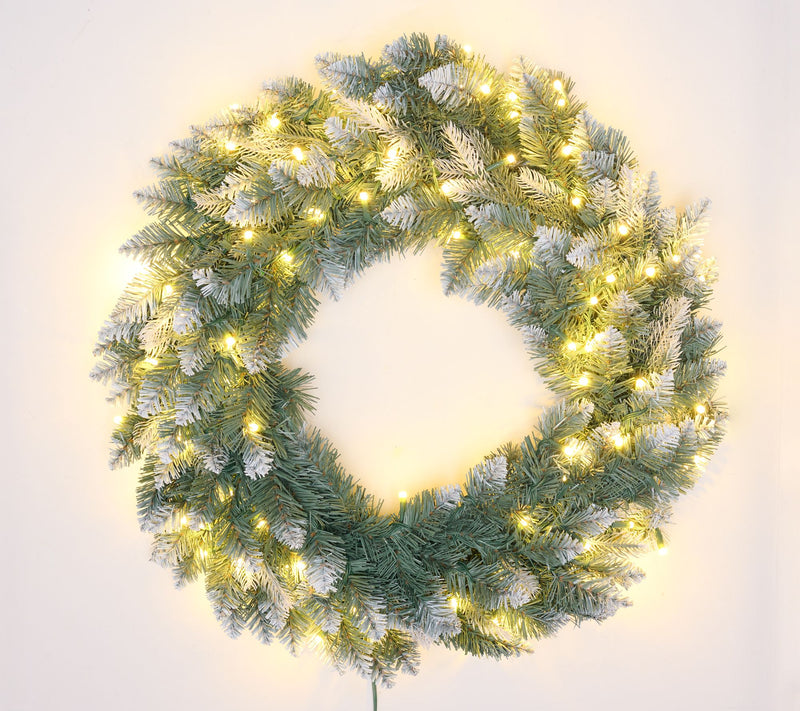 "As Is" Bethlehem Lights 26"Color Prism Indoor/ Outdoor Wreath — View 13