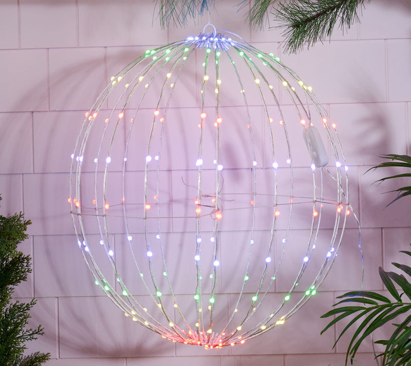 "As Is" Bethlehem Lights 20"Color Illuminated Sphere — View 5