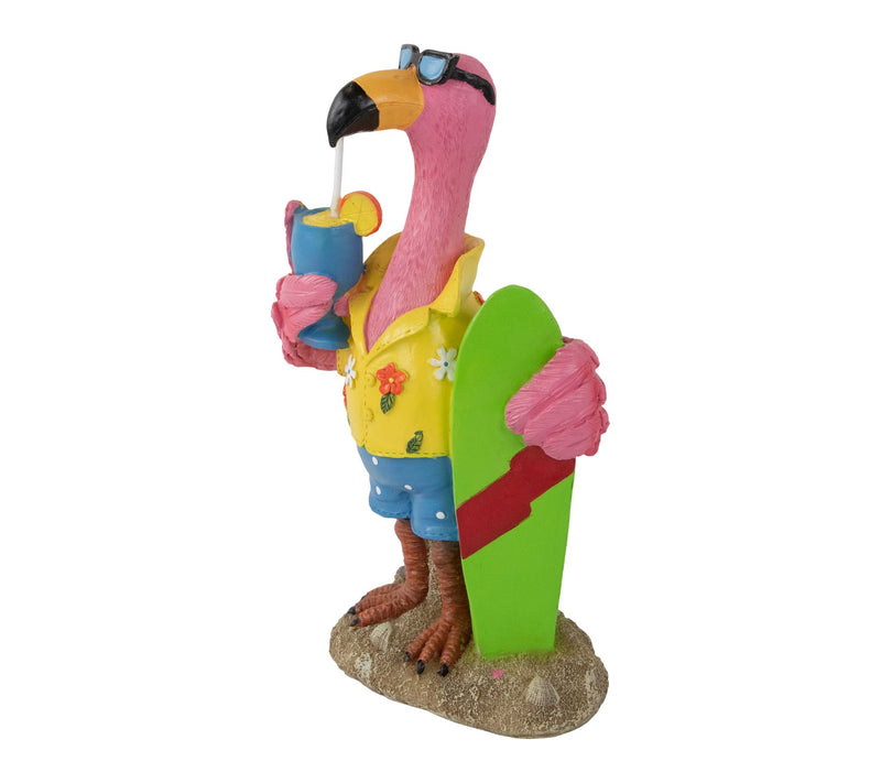 Northlight 11.5" Tropical Pink Flamingo Outdoor Garden Statue — View 4