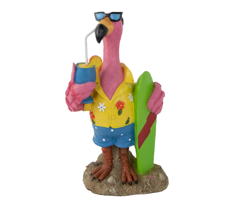 Northlight 11.5" Tropical Pink Flamingo Outdoor Garden Statue — View 6