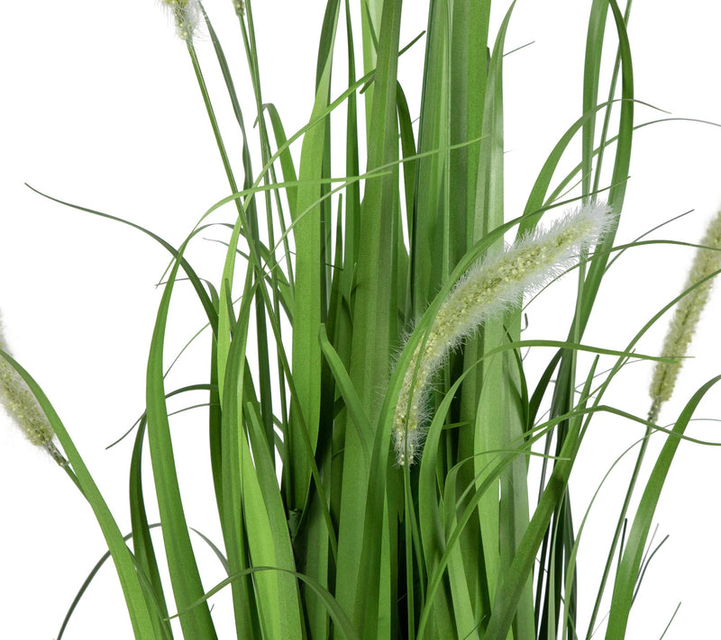 Northlight 36" Potted Green Artificial Onion Grass Plant — View 4