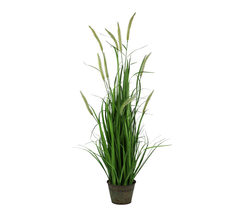Northlight 36" Potted Green Artificial Onion Grass Plant — View 6