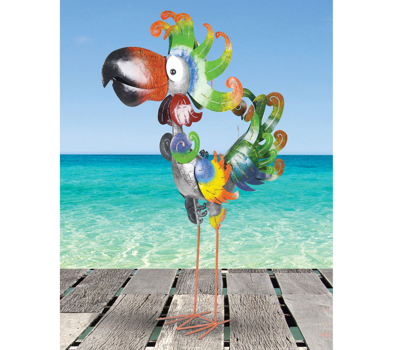Sunset Vista Designs Corena Coral Bird Porch Sitter — Main view