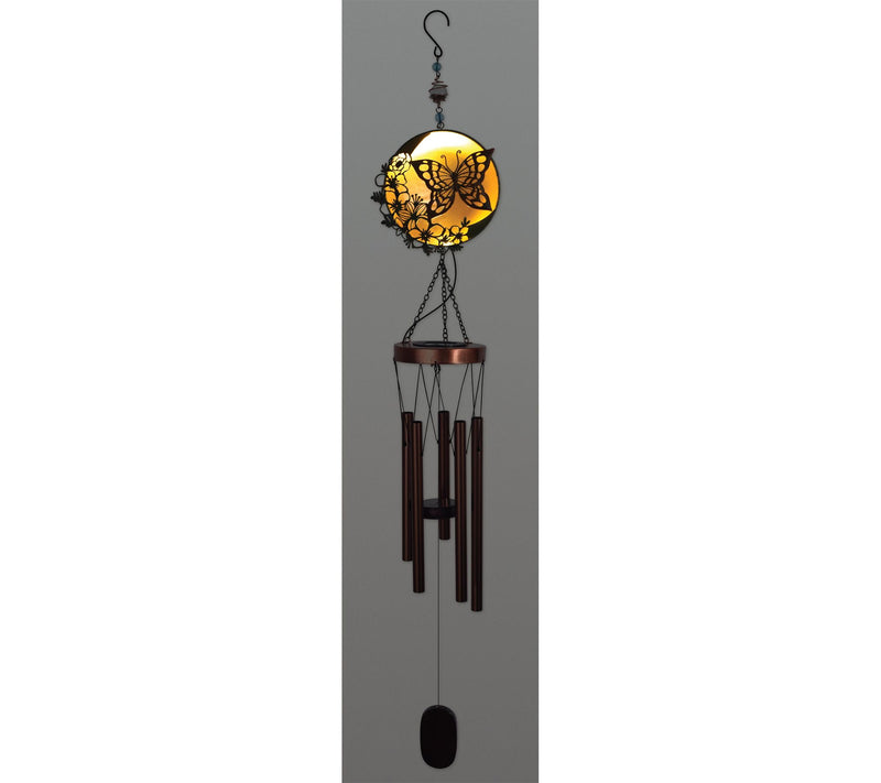 Sunset Vista Designs Flower Moon Solar Chime — View 6
