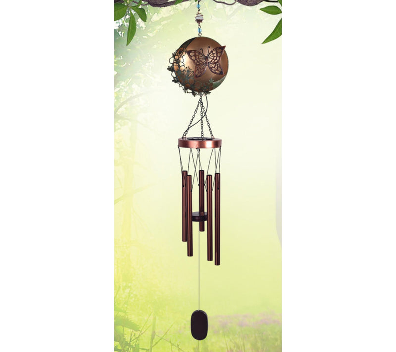 Sunset Vista Designs Flower Moon Solar Chime — View 12