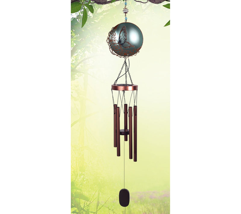 Sunset Vista Designs Flower Moon Solar Chime — View 13