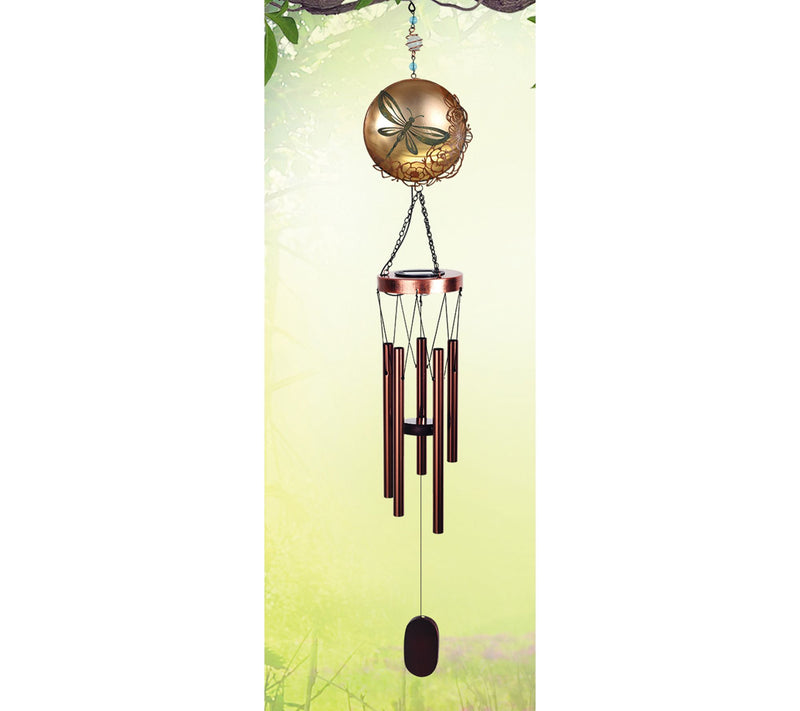 Sunset Vista Designs Flower Moon Solar Chime — View 14
