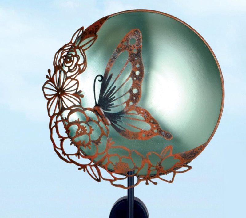 Sunset Vista Designs Solar Flower and Moon Garden Stake — Main view