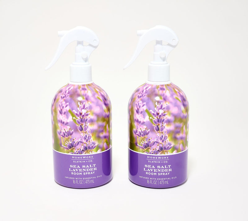 HomeWorx by Slatkin + Co. S/2 16oz Room Sprays — Main view