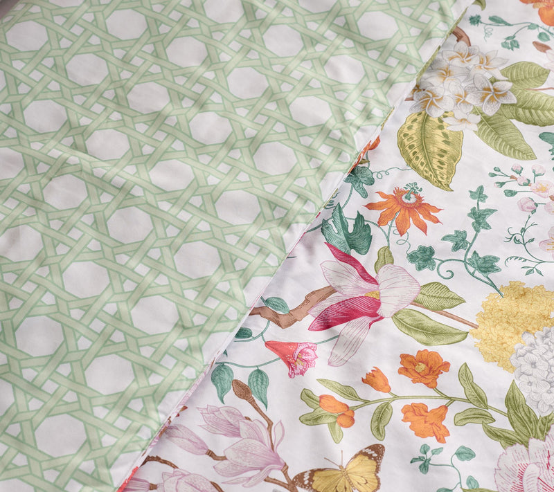 Mrs. H by Dee Hilfger 100% Cotton Comforter & Sham Set- Queen — View 7