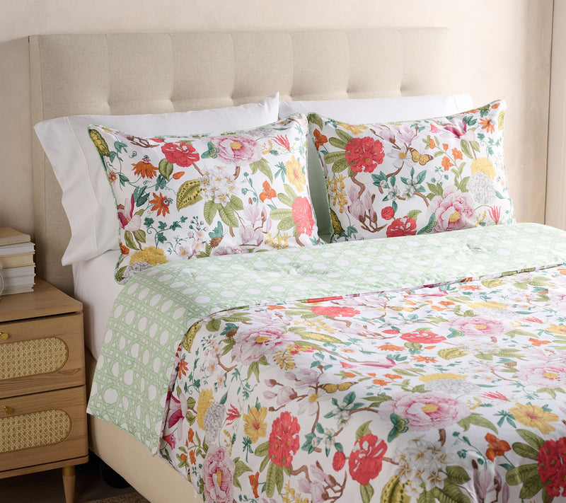 Mrs. H by Dee Hilfger 100% Cotton Comforter & Sham Set- Queen — View 5