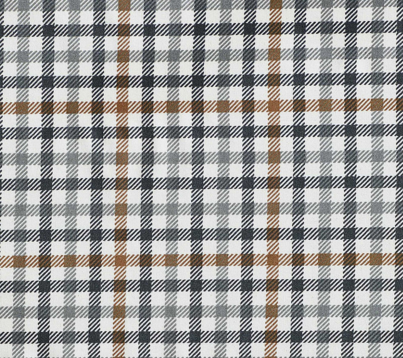 Eddie Bauer Griffin Plaid Beige Cotton Percalewin Sheet Set — View 5