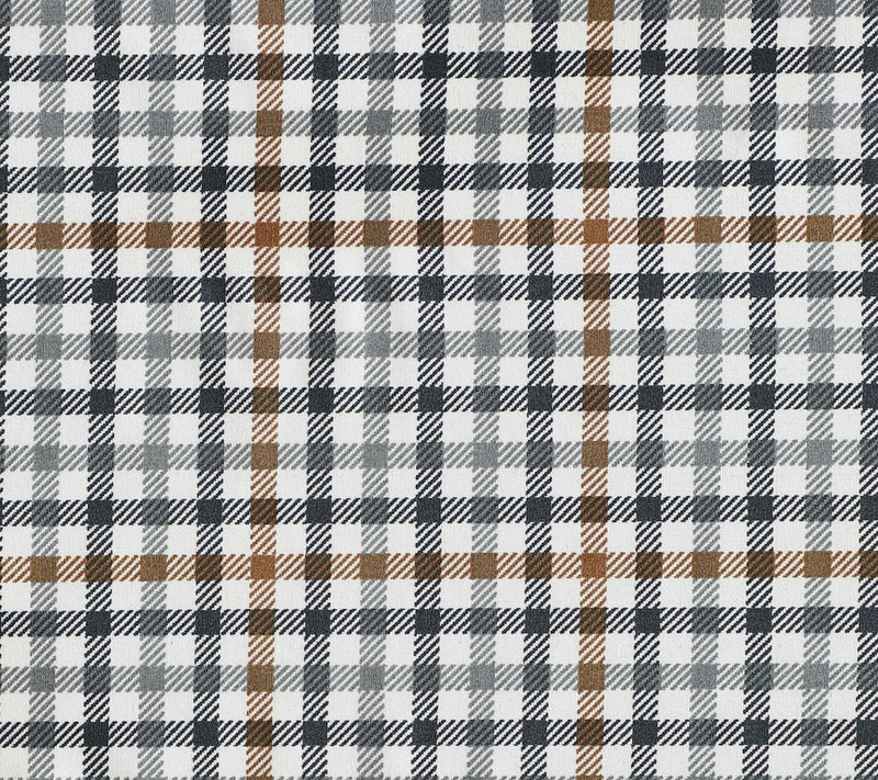 Eddie Bauer Griffin Plaid Beige Cotton Percaleull Sheet Set — View 5