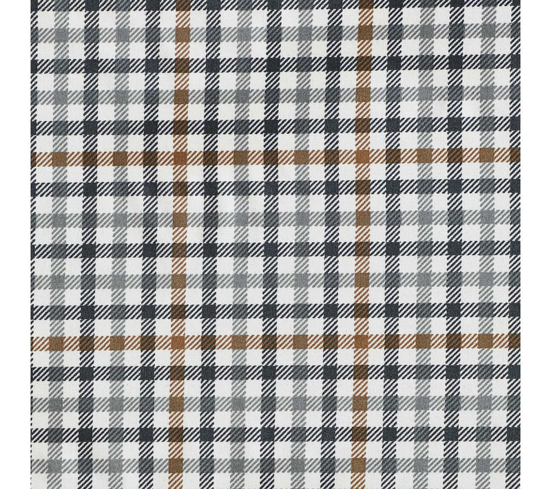 Eddie Bauer Griffin Plaid Beige Cotton Percaleing Sheet Set — View 5
