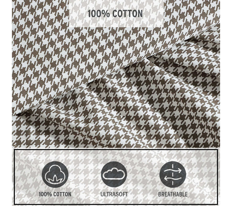 Eddie Bauer Harrison Beige Cotton Percale Twinheet Set — View 6