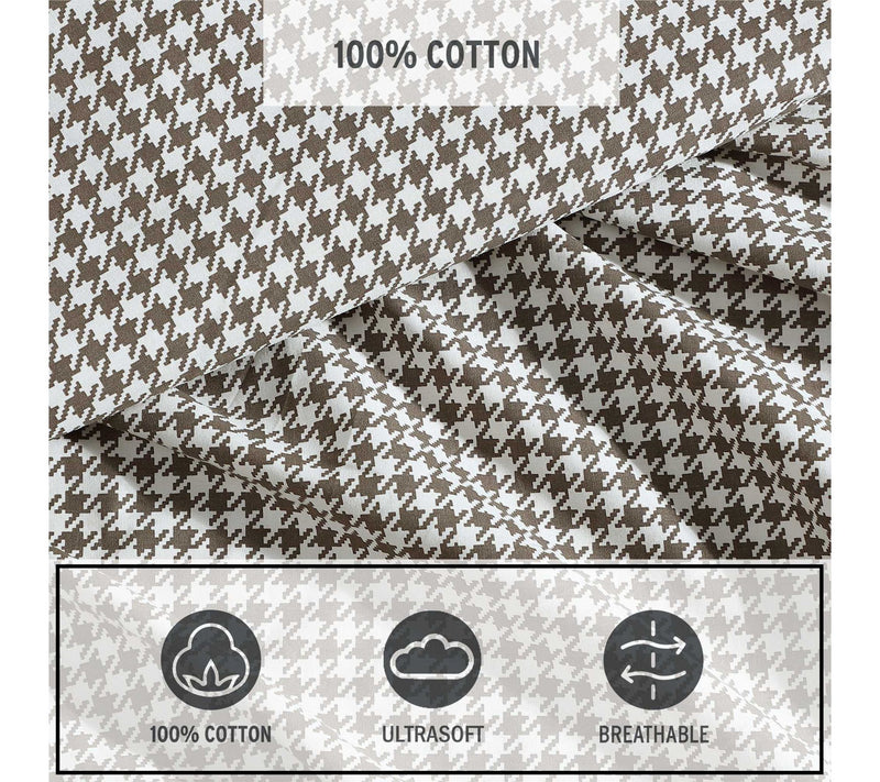 Eddie Bauer Harrison Beige Cotton Percale Fullheet Set — View 6