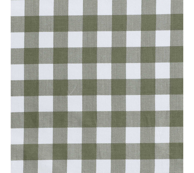 Eddie Bauer Preston Check Green Cotton PercaleTwin Sheet Set — View 5