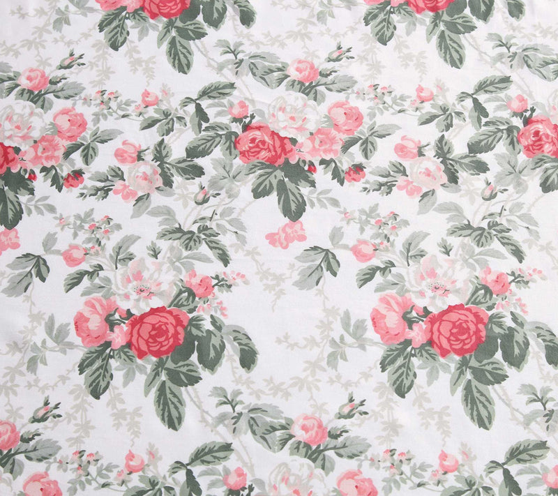 Laura Ashley Bettina's Blooms Cotton Sateen Twin Sheet Set — View 6