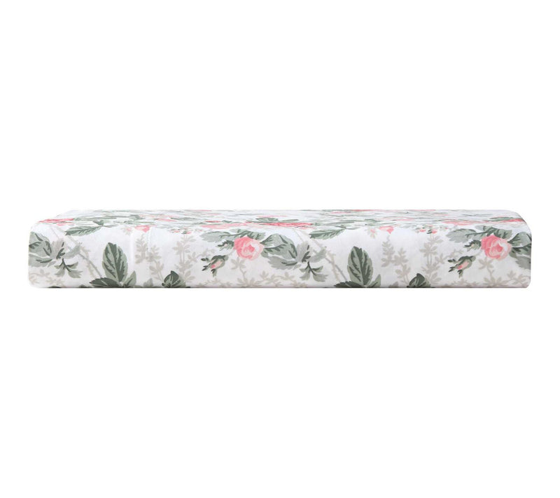 Laura Ashley Bettina's Blooms Cotton Sateen Full Sheet Set — View 8