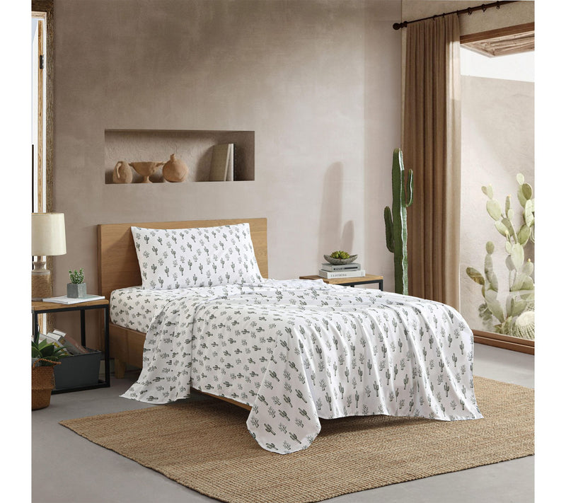 Wrangler Cacti Green Queen Microfiber Sheet Set — Main view