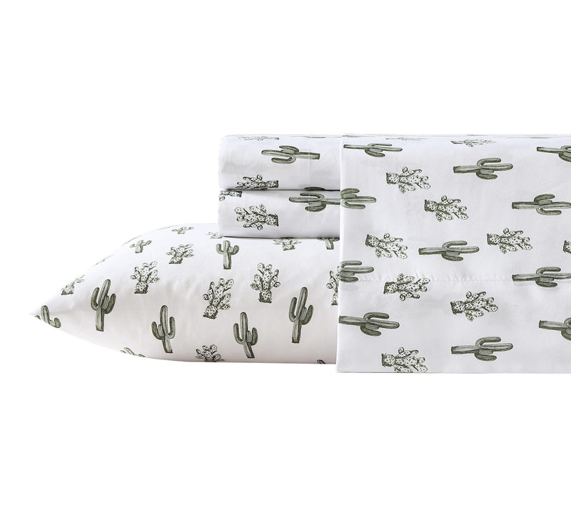 Wrangler Cacti Green Queen Microfiber Sheet Set — View 2