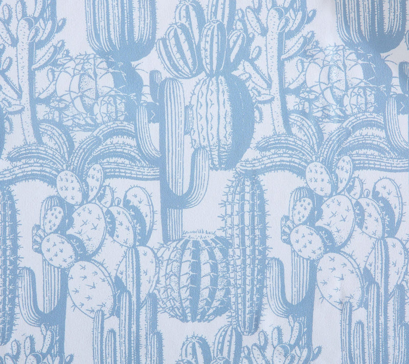 Wrangler Cactus Toile Blue King Microfiber Sheet Set — View 5