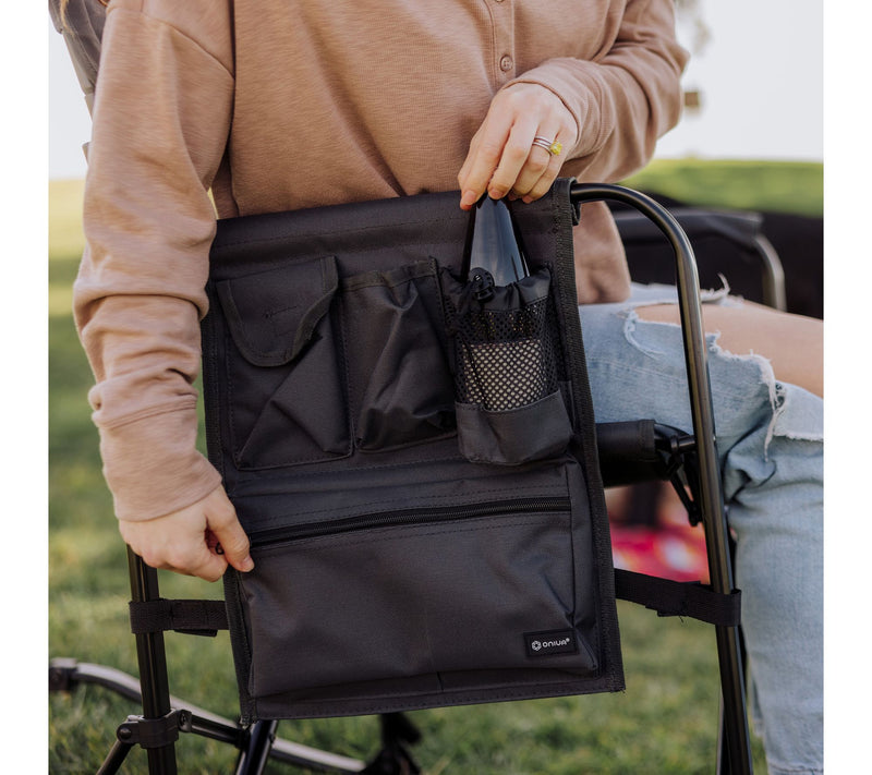 Oniva Woodland Rocking Camping Chair with Storage Caddy — View 5