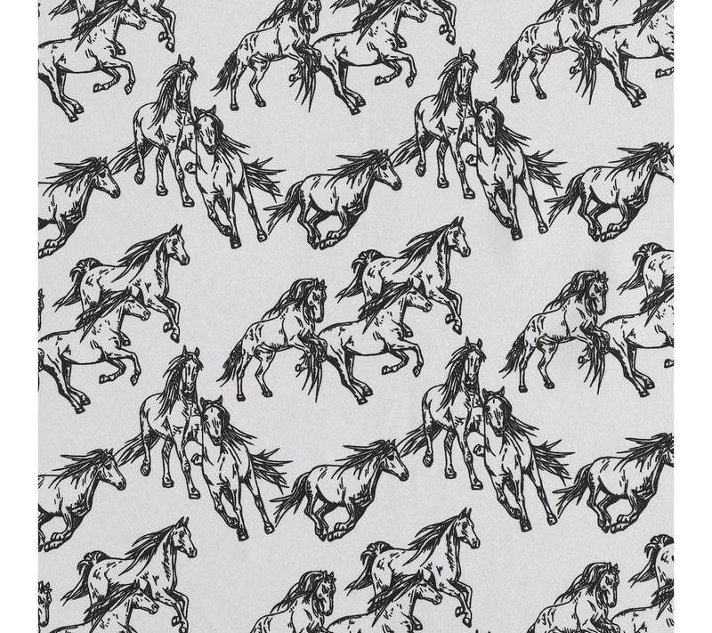 Wrangler Mustangs Black King Microfiber Sheet Set — View 6